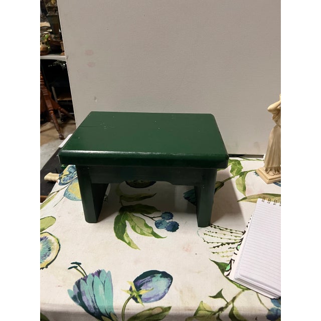 1970s 1970s Green Milk Stool For Sale - Image 5 of 5
