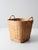 Brown Vintage Gathering Basket With Double Handles For Sale - Image 8 of 9