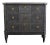 19th Century Ebonized Gustavian Style Commode For Sale