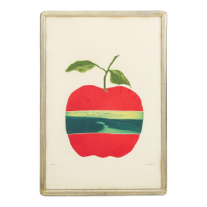 Shelly DiCello Ahern Surrealist Apple Aquatint