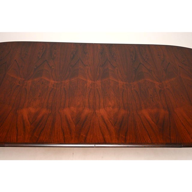 1960s Vintage Danish Extending Dining Table, 1960 For Sale - Image 5 of 11