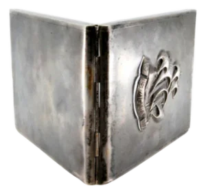 Matte Silver Cigarette Case