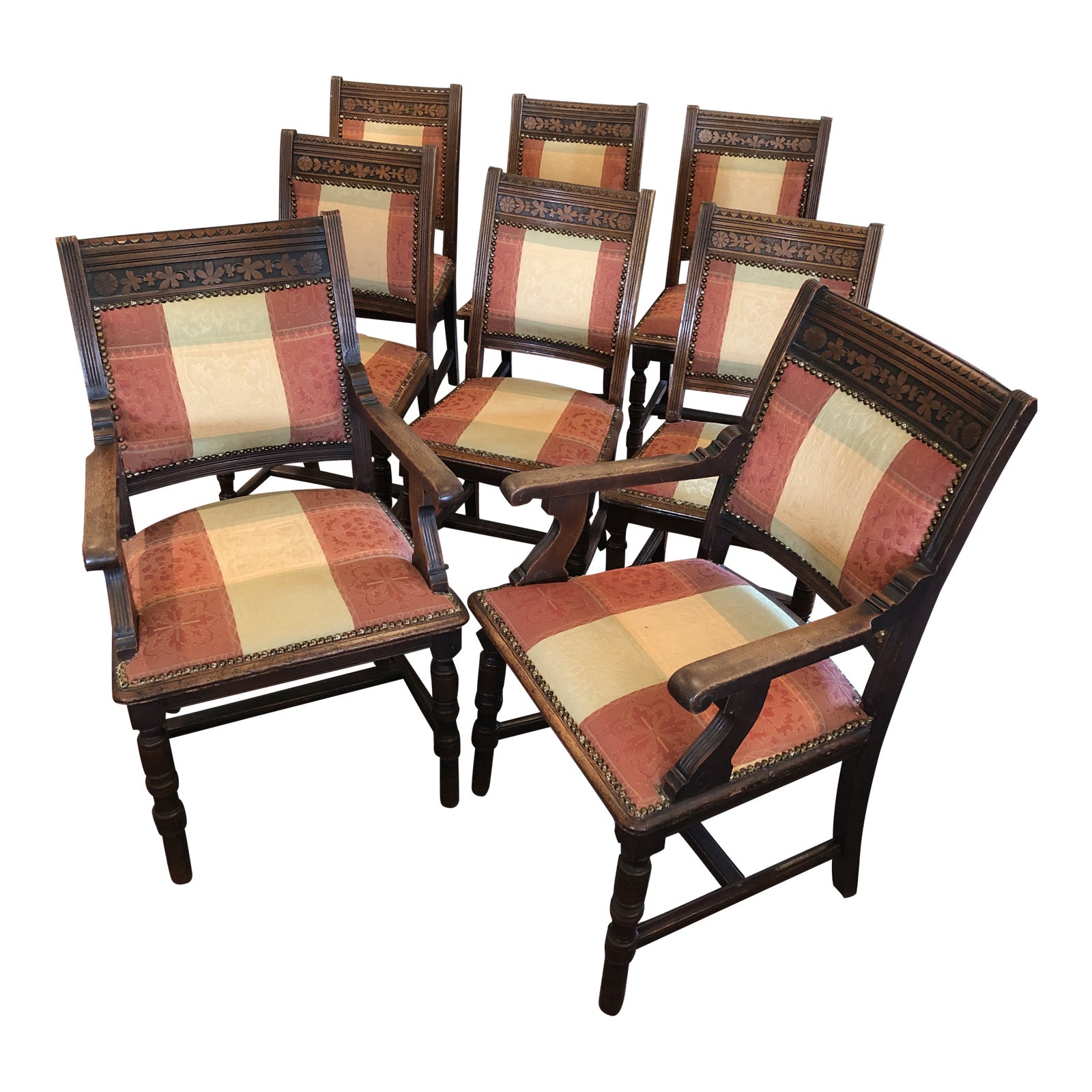 Eastlake Dining Chairs Set of 8 Chairish
