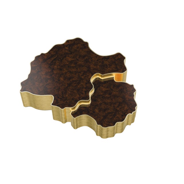 Not Yet Made - Made To Order Horizon Center Table Set by Malabar, Set of 2 For Sale - Image 5 of 11