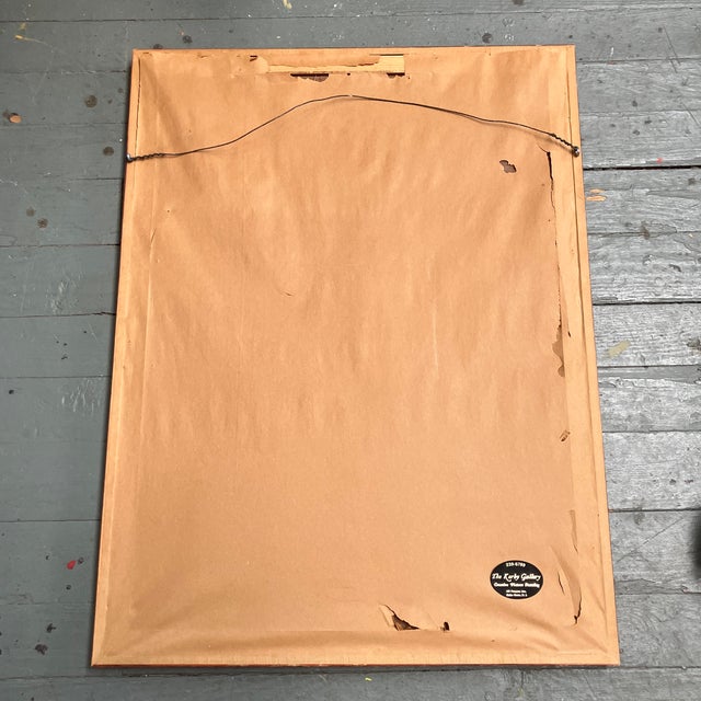 1960’s Original After Picasso Rose Period “Two Saltimbanques” Print For Sale - Image 4 of 4