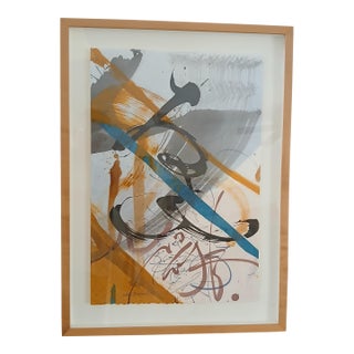 Extraordinary Mixed Media Abstract Text-Based Artwork by Judith Barbour Osbourne For Sale