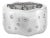 Carat&Her Molten Silver Scatter Ring, Wide Cigar Band With Cz Studded Size 6 For Sale