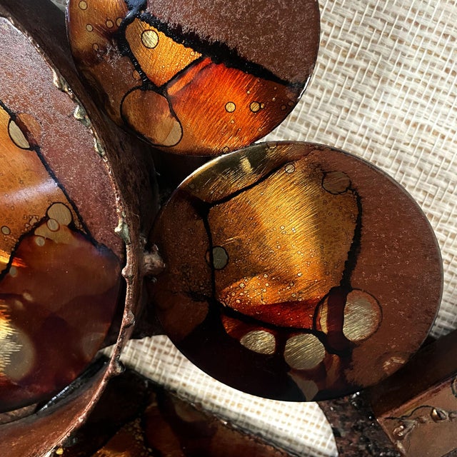 Danish Brutalist Metal Wall Sculpture by Henrik Horst, 1970s For Sale - Image 11 of 18