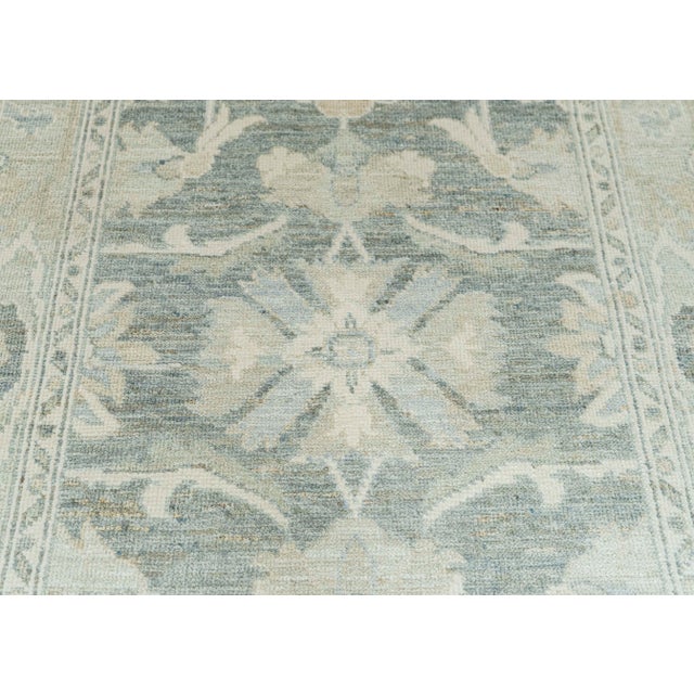 Oushak Rug 3'1" x 4'9" For Sale - Image 4 of 4