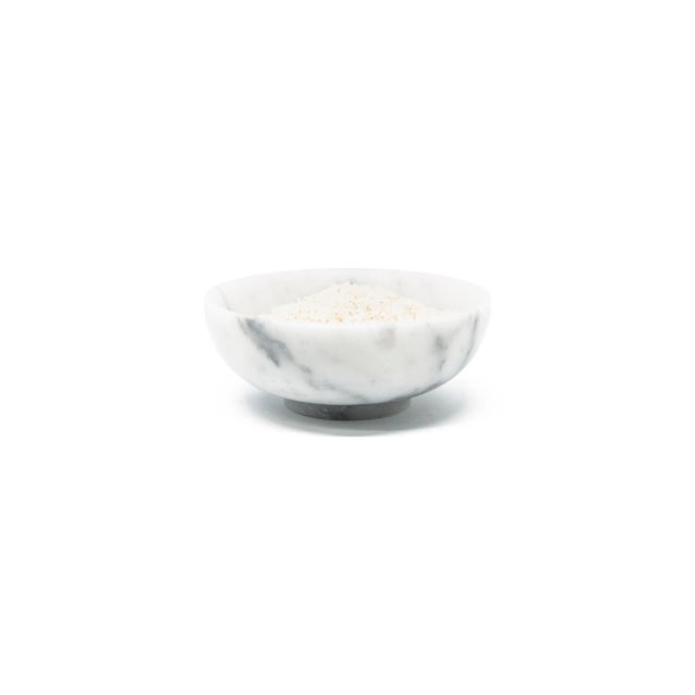 Rice Bowl in White Carrara Marble For Sale - Image 9 of 10
