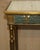 Vintage Italian Carved Console Table with Glass Mirrored Top For Sale - Image 3 of 17