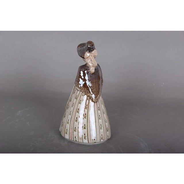 Model Girl 205/5 JC Earthenware Ceramic by Gudrun Meedom for Bing & Grondahl, 1960s For Sale - Image 3 of 7