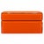 Equestrian Horse Bits Hermes Style Orange Glossy Glass Decorative Box For Sale In Chicago - Image 6 of 7