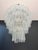 Glass Large Vintage Clear Murano Glass Tiered Chandelier, 1990s For Sale - Image 7 of 16