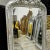 French Style Silver Mirror With Silver Leaf Details For Sale - Image 4 of 5