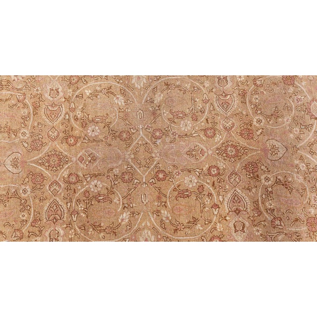 Late 19th Century Fine Antique Indian Amritsar Botanic Carpet For Sale - Image 5 of 7