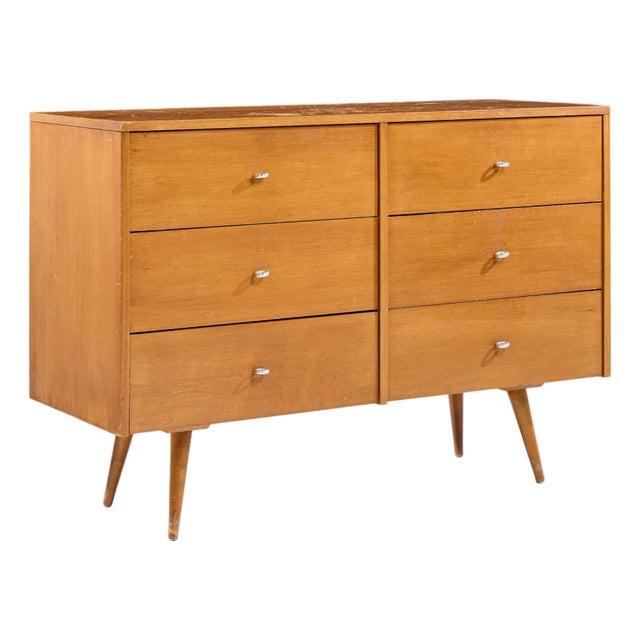 Paul McCobb for Planner Group Mid Century 6 Drawer Lowboy Dresser For Sale