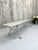 Grey Cast Iron and Wooden Bench, 1950s For Sale - Image 3 of 9