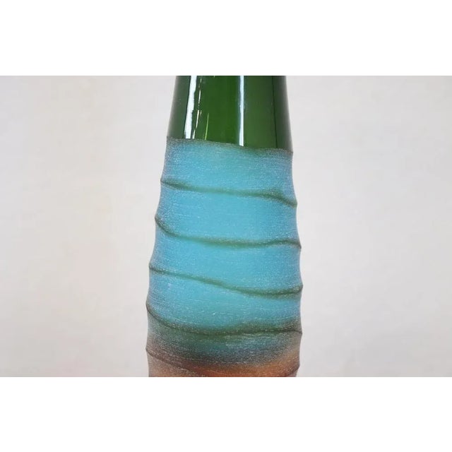 1990s Multicolored Art Glass Vase by Villeroy & Boch, 1990s For Sale - Image 5 of 8