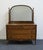French Provincial Berkey & Gay Solid Walnut French Provincial 50" Dresser W. Vanity Mirror For Sale - Image 3 of 11