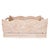 Artifacts Rattan Scallop Collection Shelf Basket in White Wash - 14" For Sale In Houston - Image 6 of 9