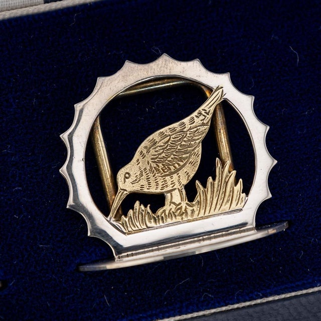 Gilt Silver Animal Menu Holders from Asprey, London, England, 1987, Set of 6 For Sale - Image 9 of 14