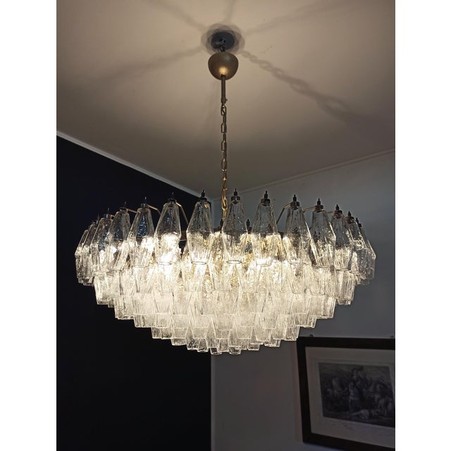 1990s Antique Murano Glass Chandelier, 1990 For Sale - Image 5 of 18