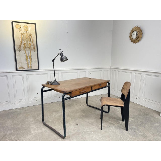 Vintage Bauhaus Desk, 1920s For Sale - Image 9 of 10