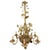 Large Art Nouveau Floral Chandelier in Bronze and Patinated Metal, 1890s For Sale - Image 6 of 6