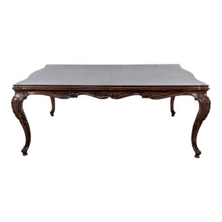 1980s Karges Furniture Louis XV Extension French Provincial Dining Table For Sale