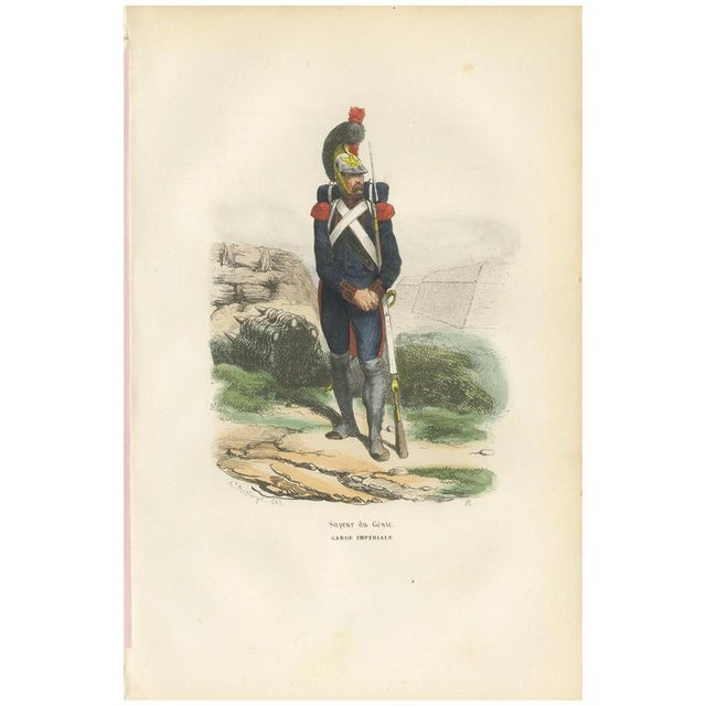 Sapper of the Engineers, 1843, Paper For Sale - Image 10 of 10