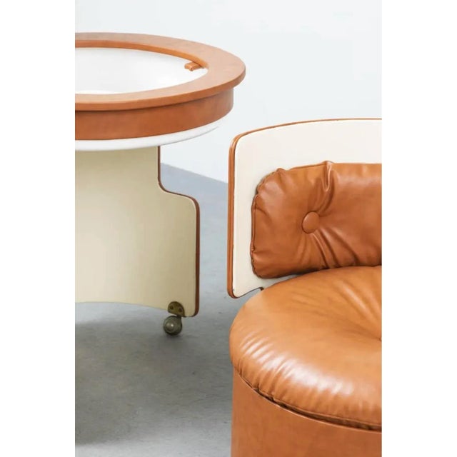 A highly sought after and hard to find iconic piece from the Luigi Massoni collaboration with Poltrana Frau, ca. 1968. The...