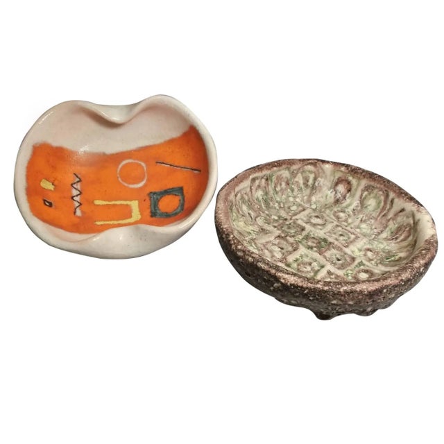 1950 Guido Gambone Abstract Bowls - a Pair For Sale - Image 11 of 11