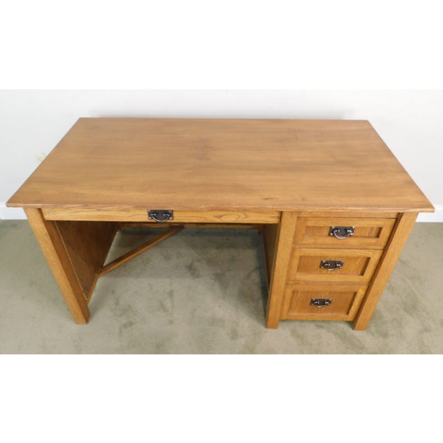 Mission Style Custom Quality Oak Desk Chairish