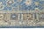 Textile Contemporary Hand-Knot Modern Oushak Style Wool Area Rug in French Blue & Taupe For Sale - Image 7 of 12