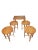 1960s 1960s Mid Century Modern Poul Hundevad Teak Nesting Tables - Set of 5 For Sale - Image 5 of 8