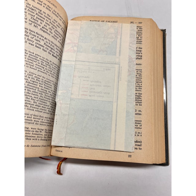 Paper Vintage Travel Book Set/3 For Sale - Image 7 of 13