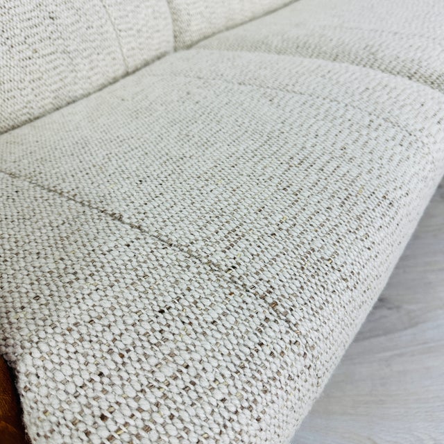 Beige Danish Three-Seater Sofa by Hs Design For Sale - Image 8 of 9