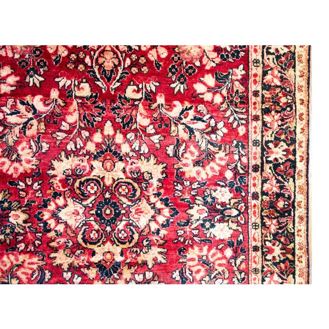Early 20th Century Persian Sarouk Rug For Sale - Image 9 of 14