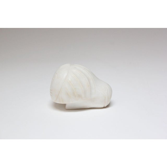 Stone Vintage Italian Alabaster Lion Sculpture / Paperweight For Sale - Image 7 of 12