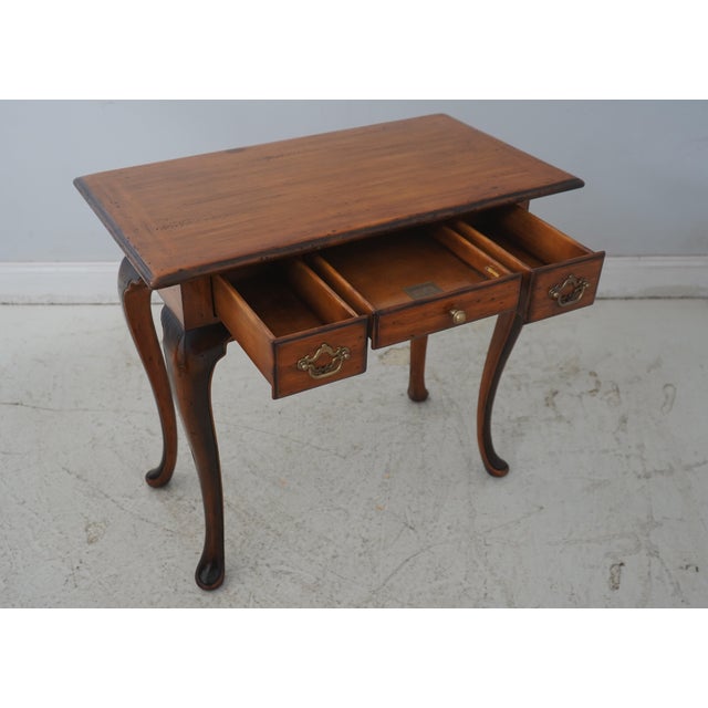 French Country Theodore Alexander Country French 1 Drawer Dressing Hall Table For Sale - Image 3 of 17