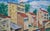 Elisée Maclet (1881-1962) Houses and washhouses in Provence on the banks of the canal Pen, brown ink and gouache Signed...