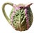 Antique French Country Majolica Barbotine Cabbage Jug, 1900 For Sale