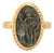 Byzantine Coin Ring W 21k Band, Size 8.25 For Sale