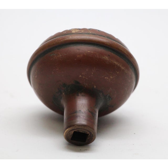 Early 20th Century Pair of Antique Bronze Vernacular Sargent Passage Door Knobs For Sale - Image 5 of 5
