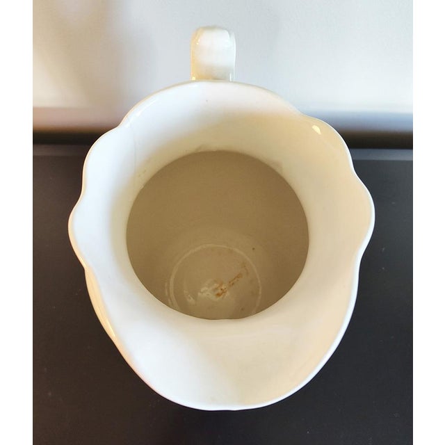 Antique Ironstone Pitcher For Sale - Image 4 of 5