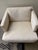 Cream Set of Milo Baughman Shelter Chairs For Sale - Image 8 of 9