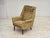 Danish Highback Armchair in Brown/Beige Furniture Fabric and Teak Wood, 1970s For Sale - Image 11 of 17