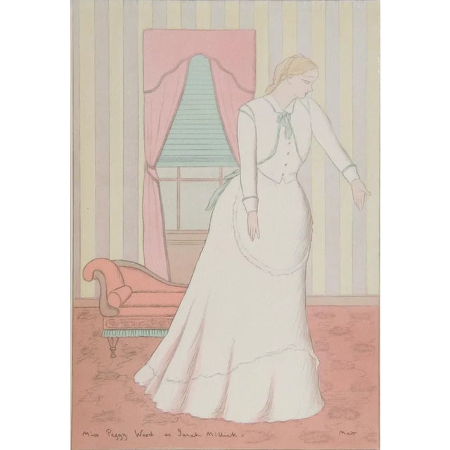 Heroes and Heroines of Bittersweet, Max Beerbohm Lithograph For Sale - Image 10 of 10