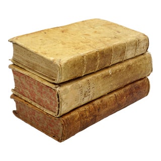 Collection of 18th-Century Vellum Books For Sale